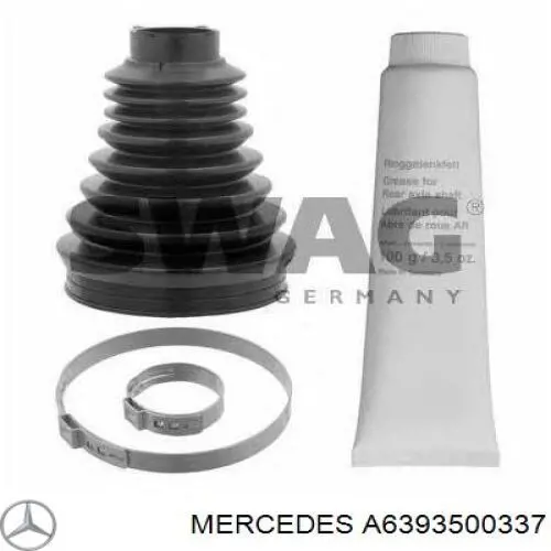 Купити A6393500337 Mercedes Пильник шарніра кутових швидкостей внутрішній передній
