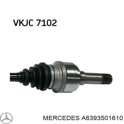 Піввісь задня 302004190203 Magneti Marelli