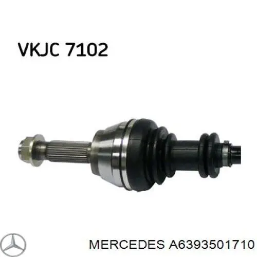 ШРКШ зовнішній задній Mercedes A6393501710 ціна, від 39.20 USD