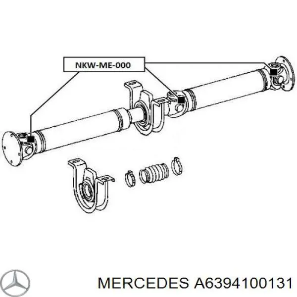 Хрестовина карданного валу A6394100131 Mercedes