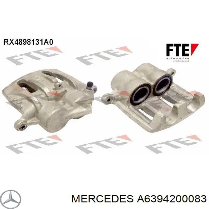 Купити A6394200083 Mercedes Супорт гальмівний передній лівий