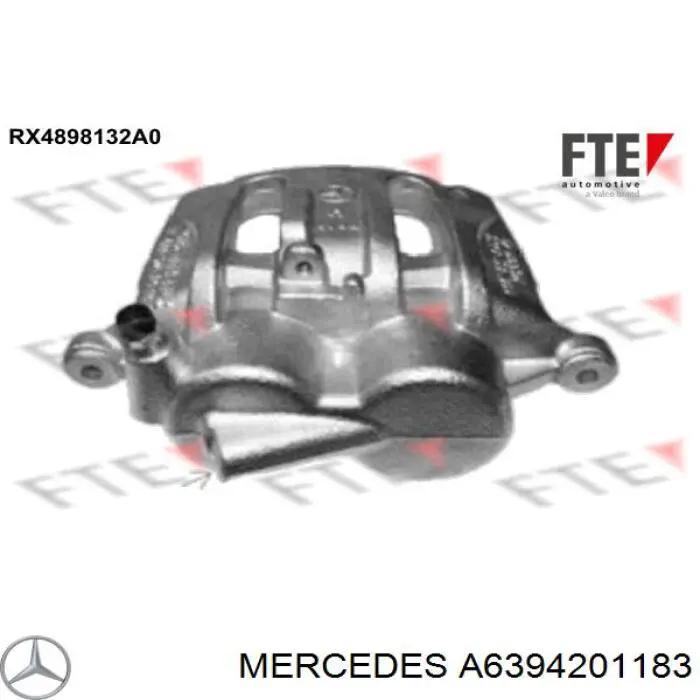 A6394201183 Mercedes Супорт гальмівний передній правий