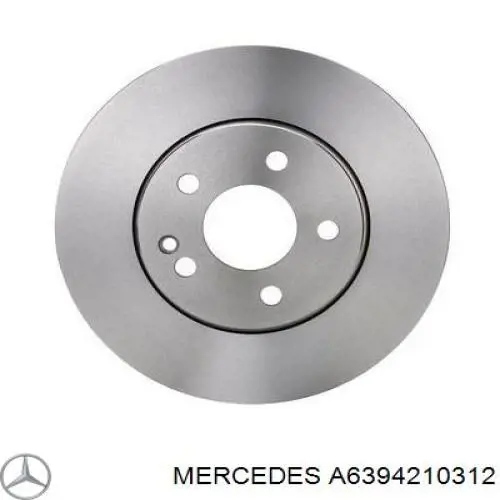 Диск переднього гальма Mercedes A6394210312 ціна, від 48.19 USD