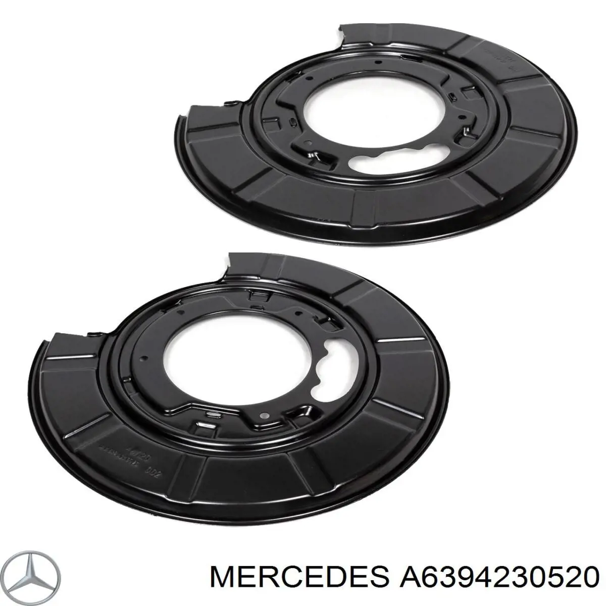 A6394230520 Mercedes захист гальмівного диска заднього, правого