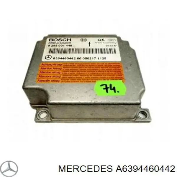 Купити A6394460442 Mercedes Модуль-процесор керування подушки безпеки