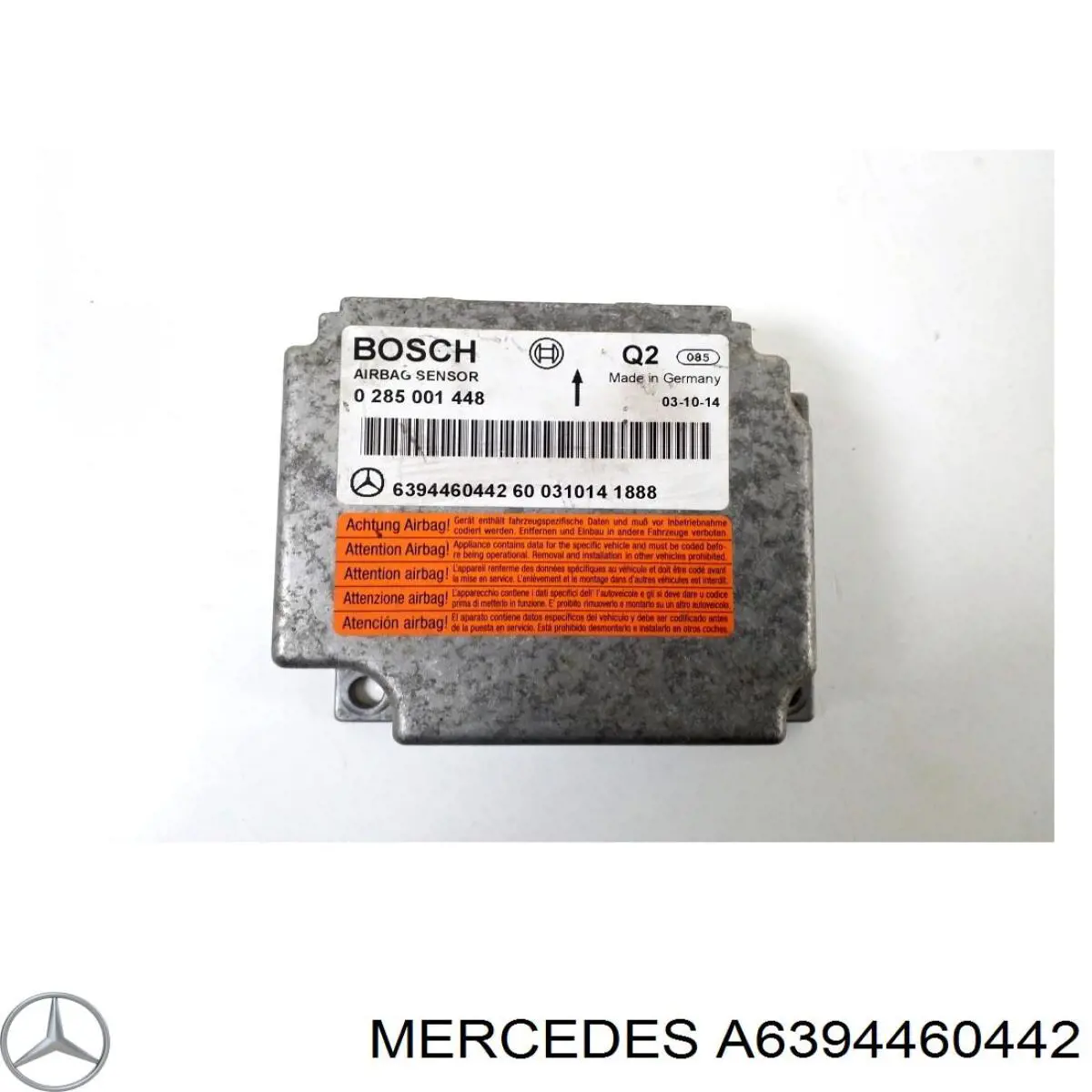 A6394460442 Mercedes Блок управління airbag