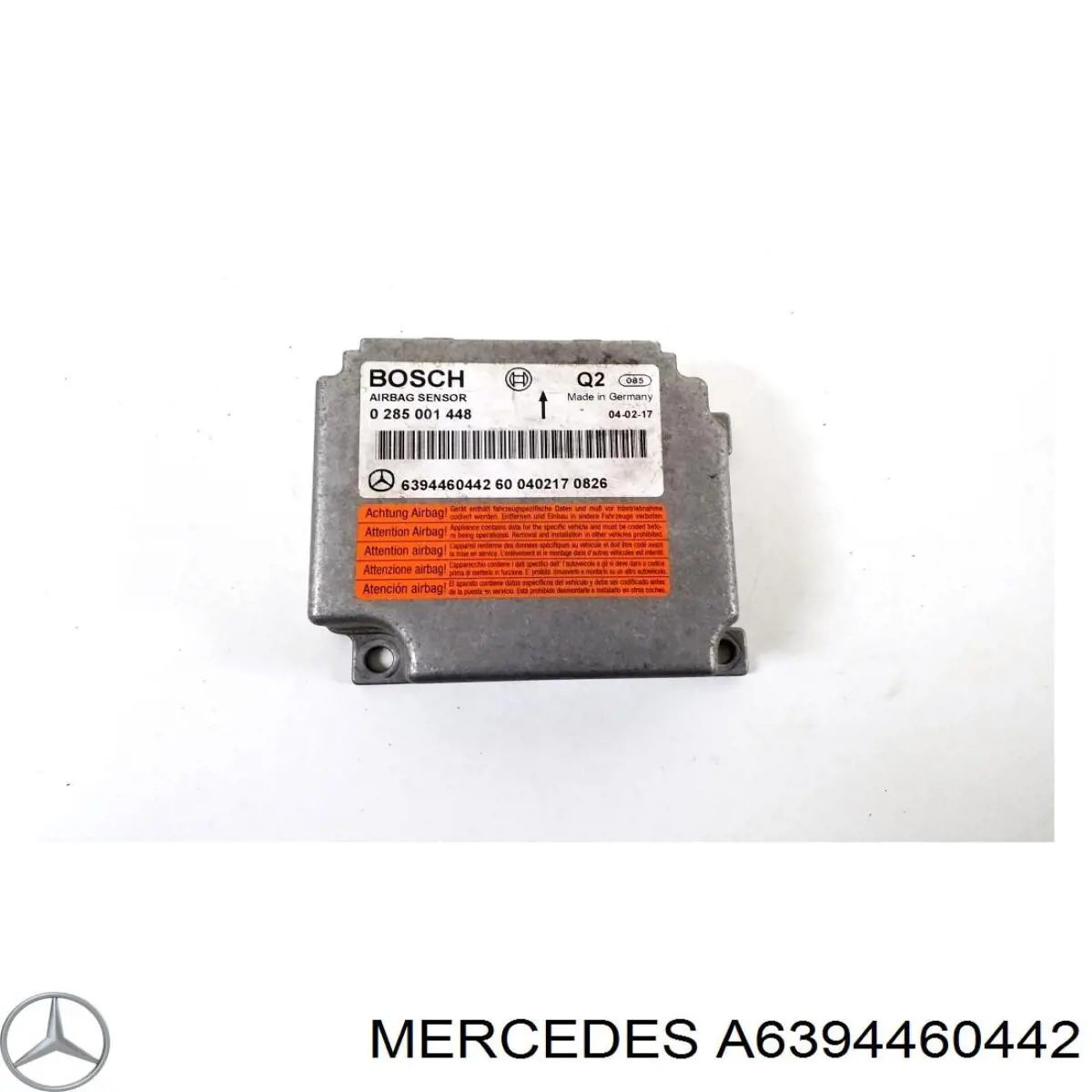 Модуль-процесор управління подушки безпеки Mercedes A6394460442 ціна, від 12.44 USD
