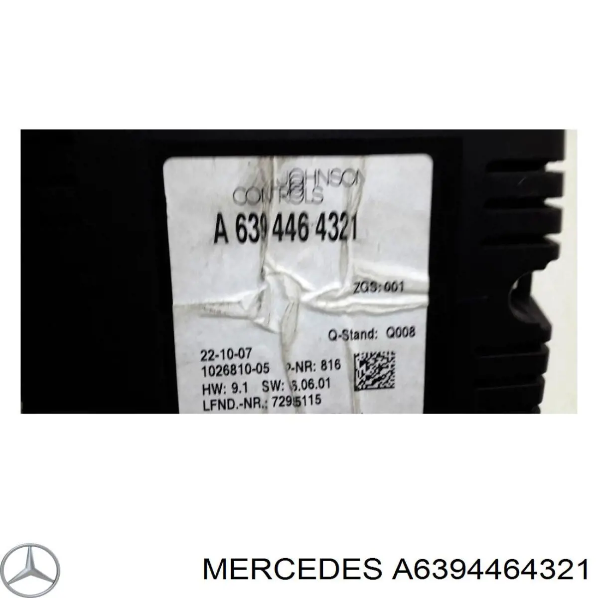Приладова дошка-щиток приладів A6394464321 Mercedes