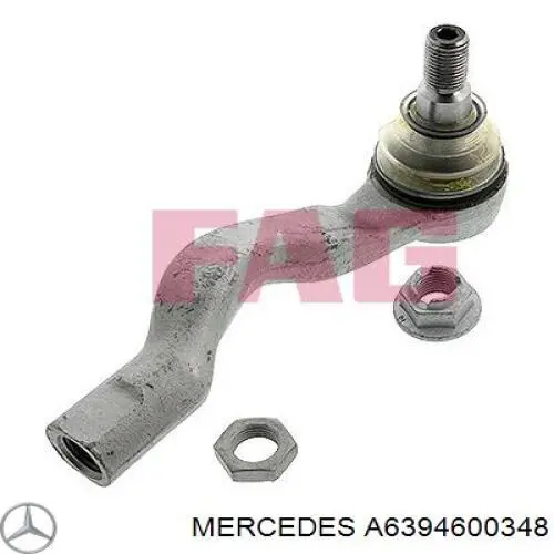 Наконечник рульовий Mercedes A6394600348 ціна, від 11.86 USD