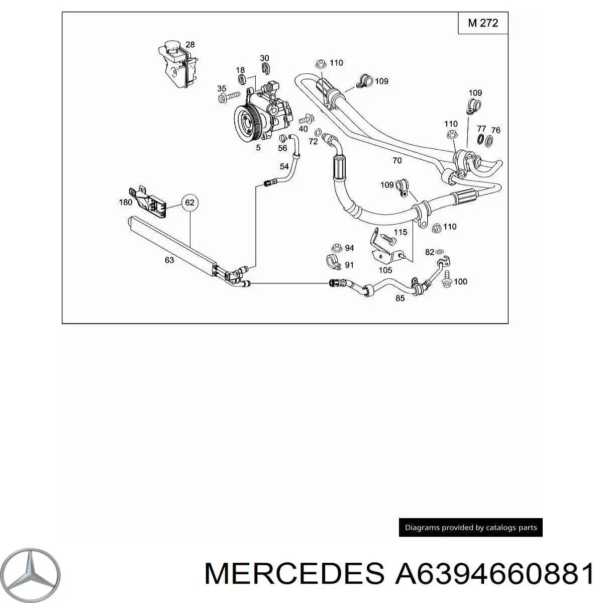  Mercedes A6394660881 ціна, від  USD