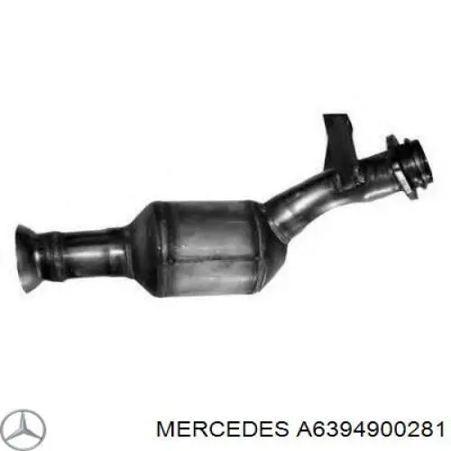 Купити A6394900281 Mercedes Перетворювач відпрацьованих газів