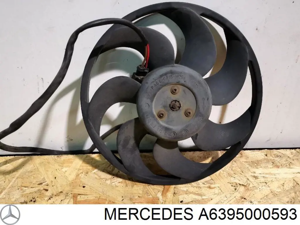 Купити A6395000593 Mercedes Електровентилятор охолодження в зборі (двигун + крильчатка)
