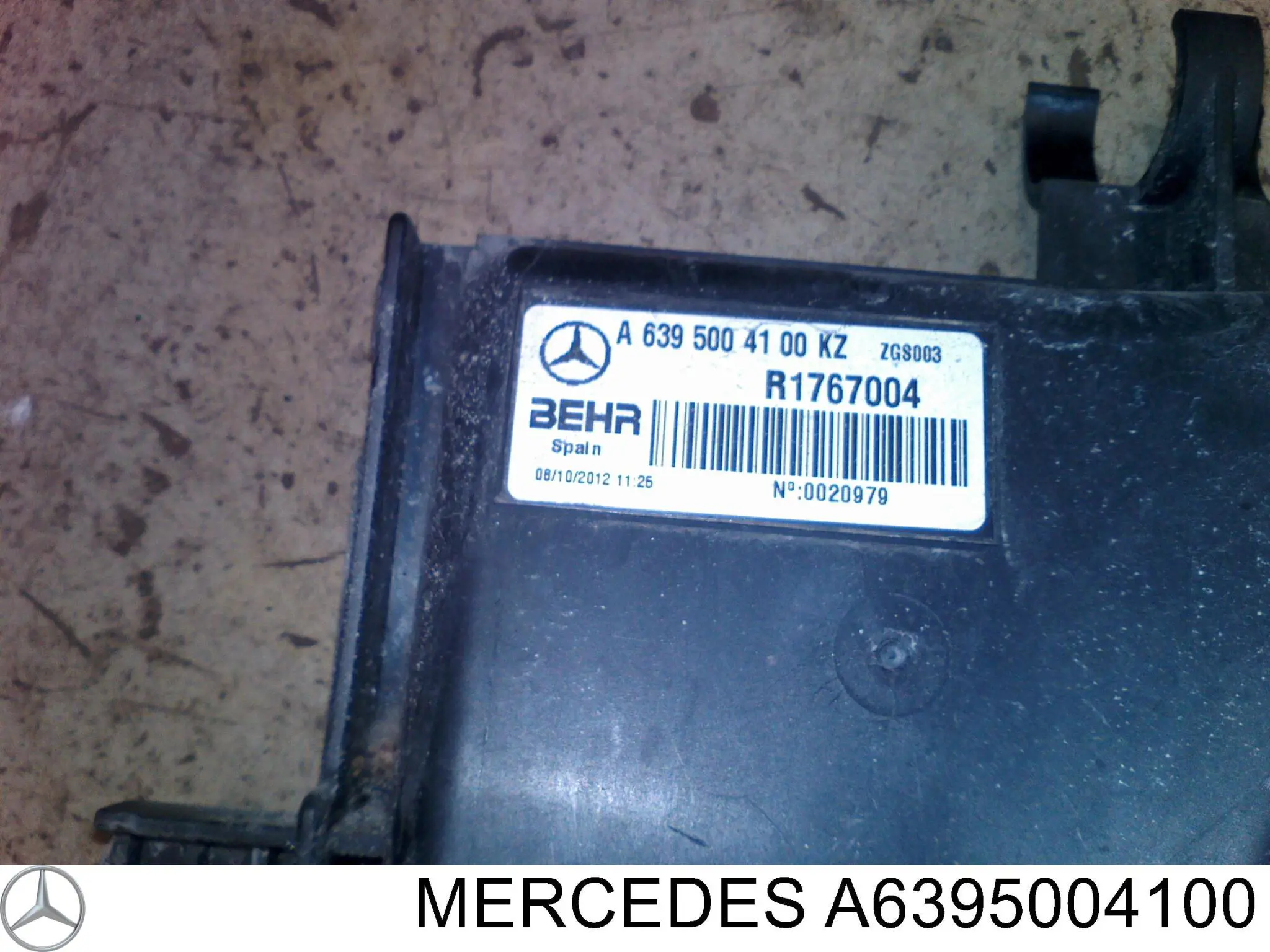 A6395004100 Mercedes Облицювання рамки радіатора