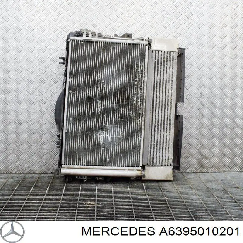 Купити A6395010201 Mercedes Радіатор интеркуллера