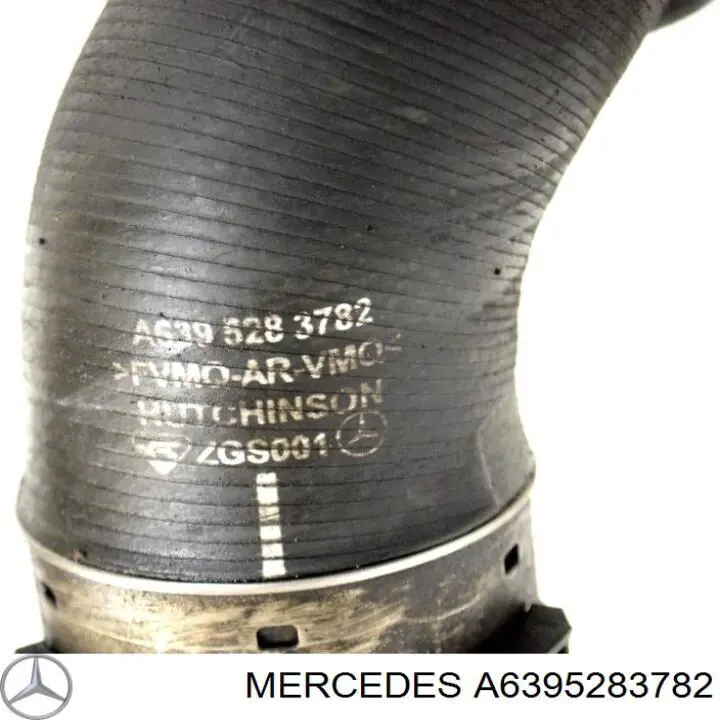 A6395283782 Mercedes Трубка, що нагнітається