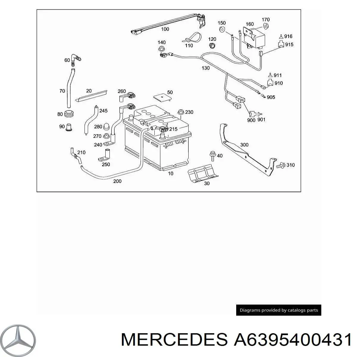 A6395400431 Mercedes Авто акумулятор