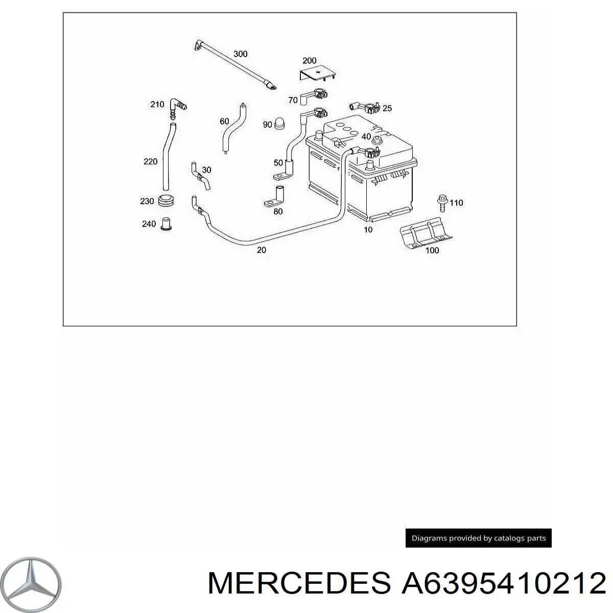  Mercedes A6395410212 ціна, від 2.76 USD
