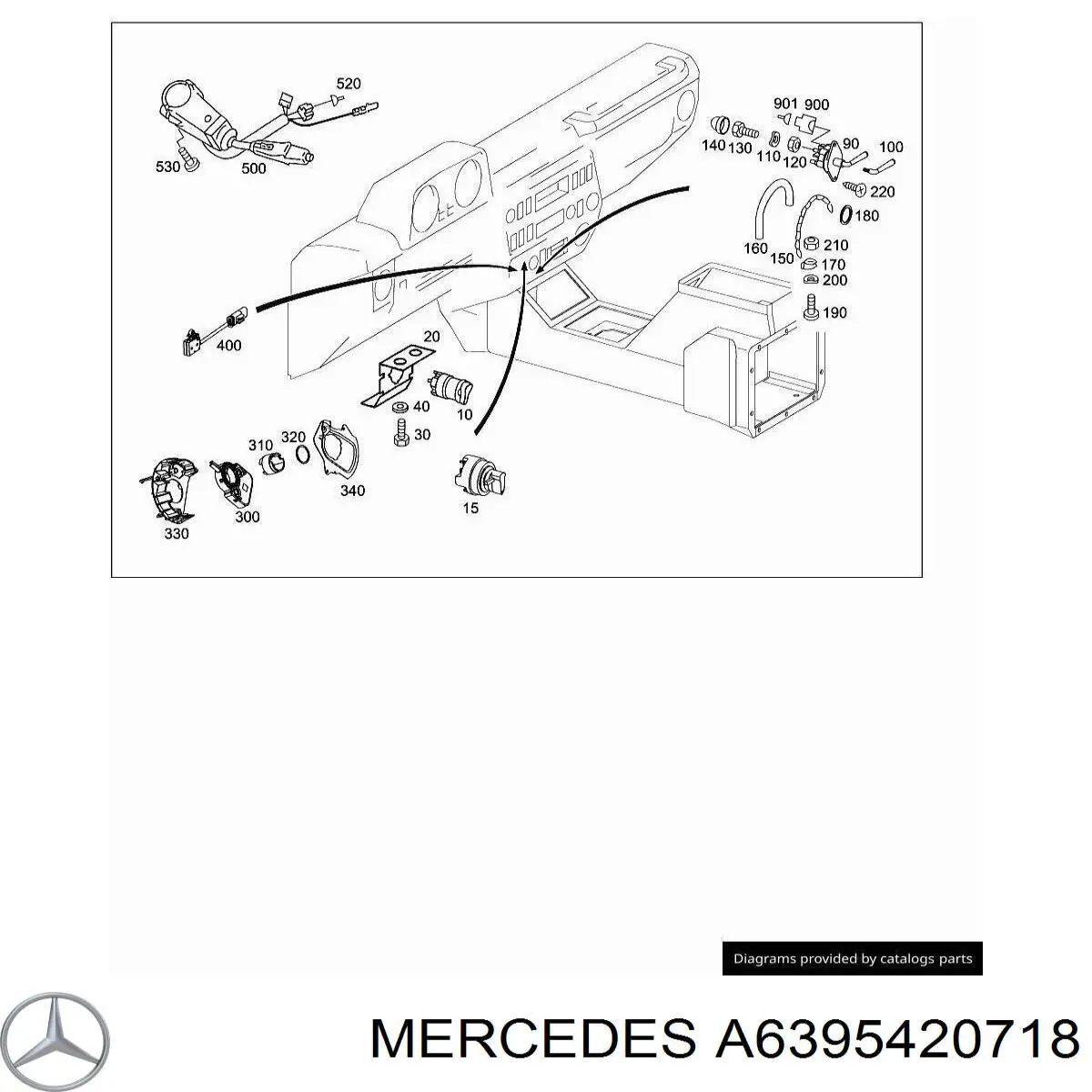 Датчик кута повороту кермового колеса A6395420718 Mercedes