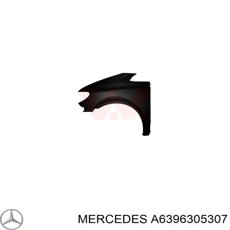 Купити A6396305307 Mercedes Крило переднє ліве