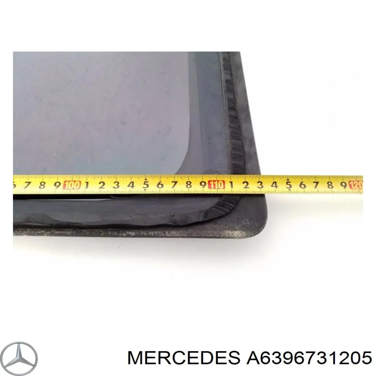 GS3542D301 XYG Скло бічної зсувної двері, лівої