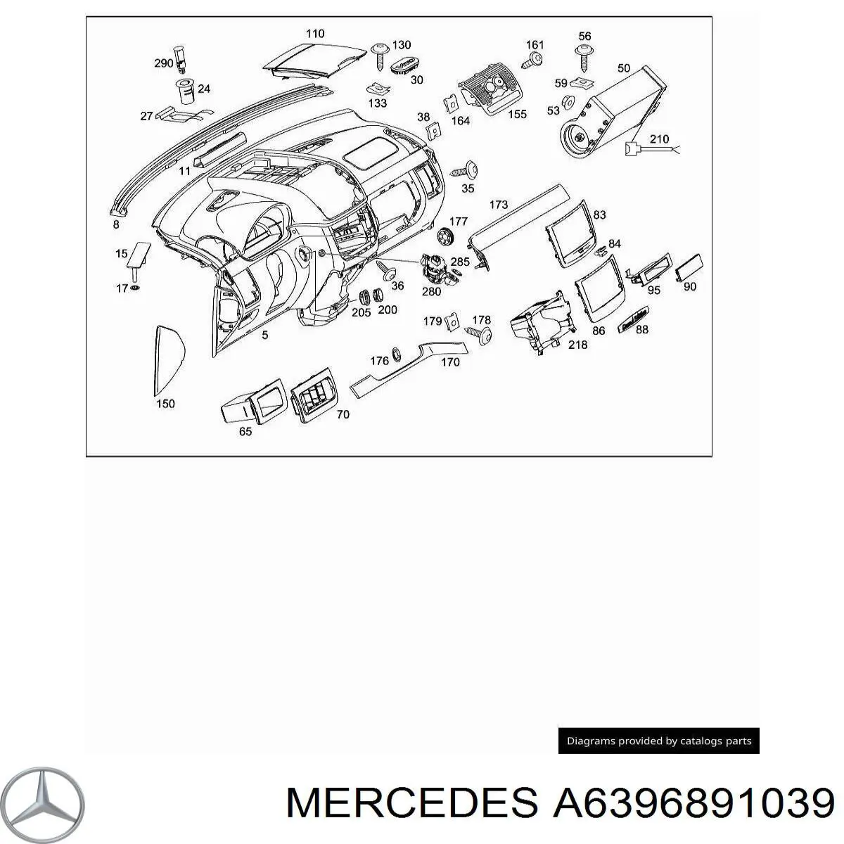 A6396891039 Mercedes 