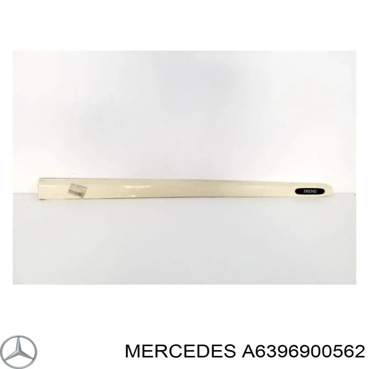 A6396900562 Mercedes Молдинг передньої правої двері