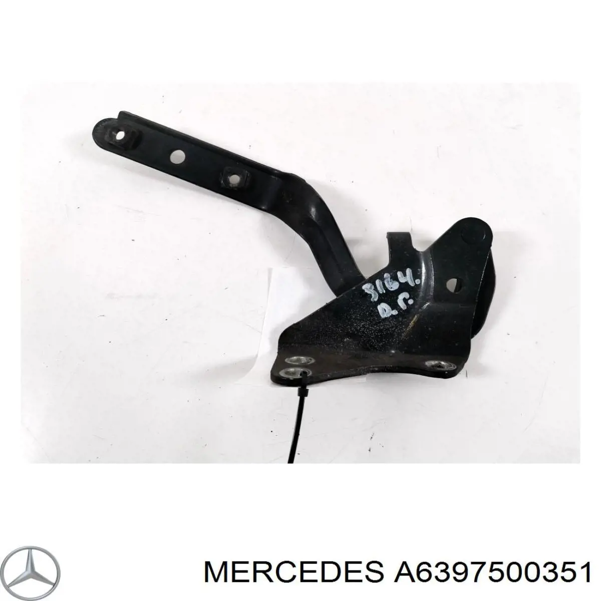 Завіса капота права Autotechteile 1007514 ціна, від 7.34 USD