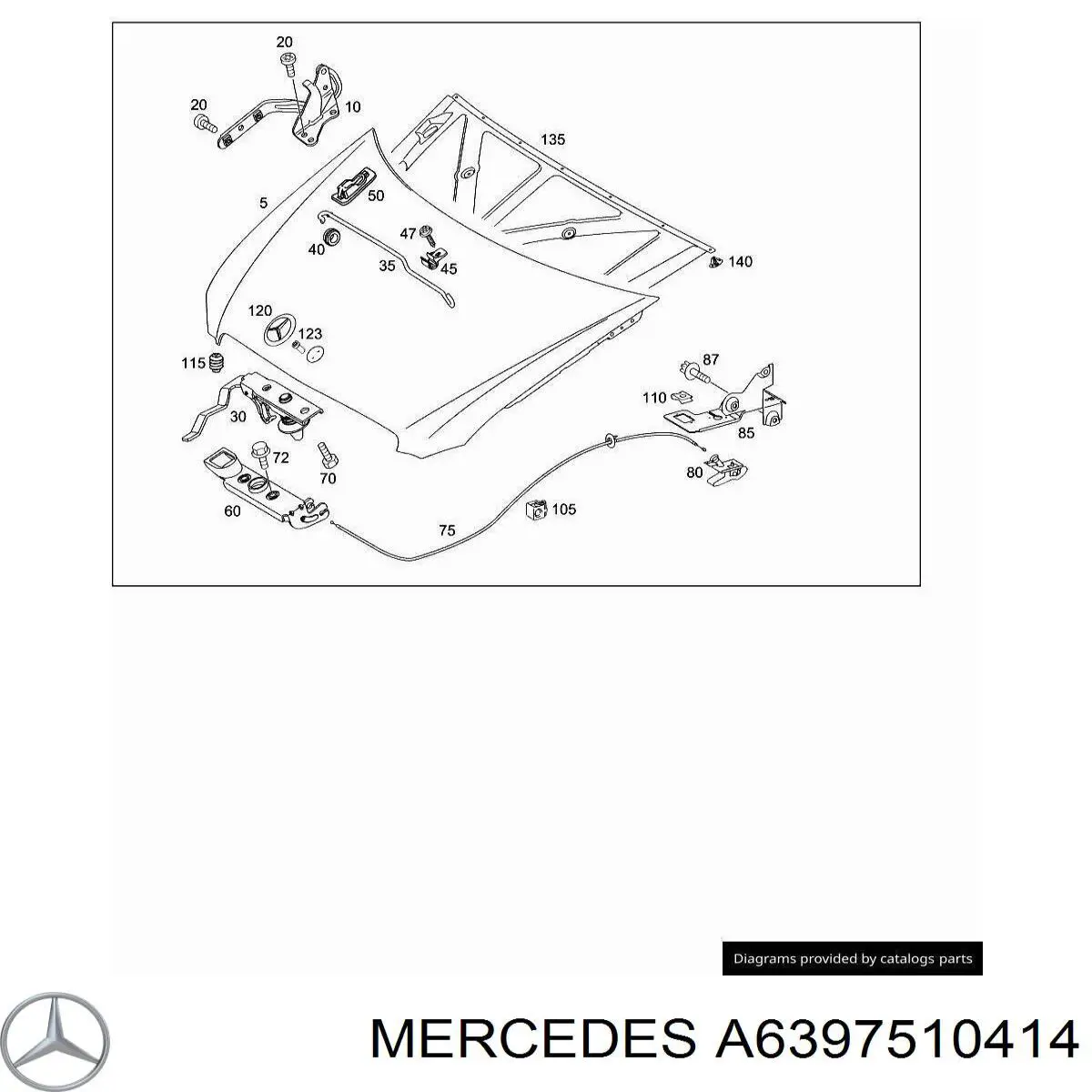 Купити A6397510414 Mercedes 