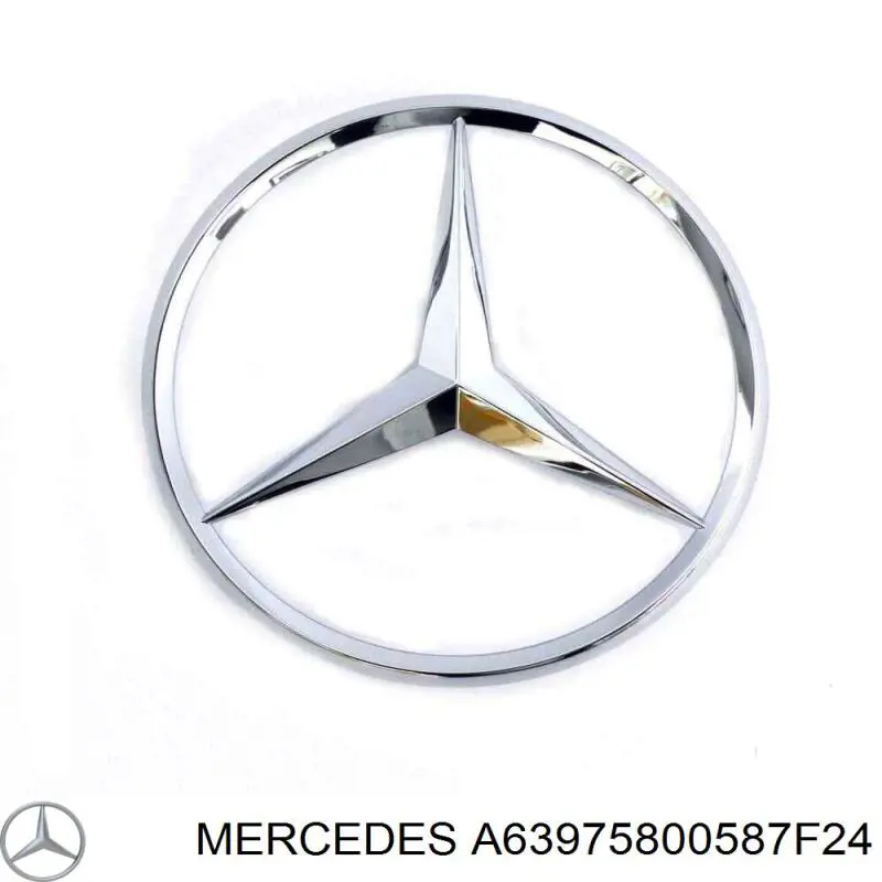 Емблема на кришку багажника, фірм.значок Mercedes A63975800587F24 ціна, від 109.89 USD