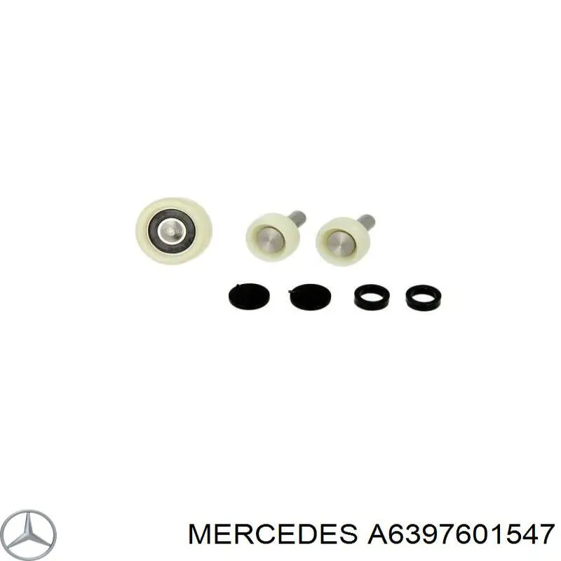Ролик двері бічної/зсувної, правий центральний Mercedes A6397601547 ціна, від 20.77 USD