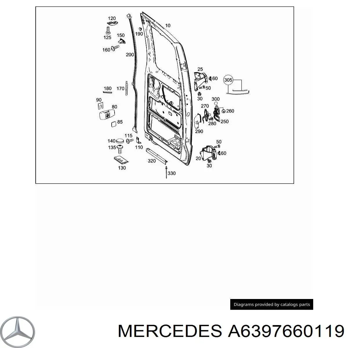 Купити A6397660119 Mercedes 