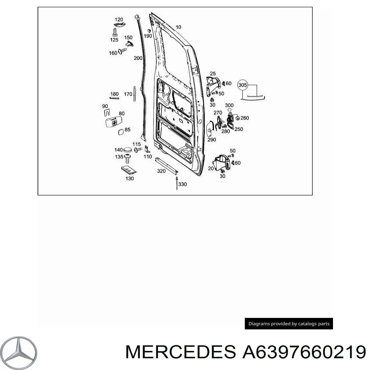  Mercedes A6397660219 ціна, від 2.43 USD