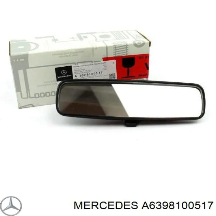 Дзеркало заднього виду в салоні Mercedes A6398100517 ціна, від 30.95 USD