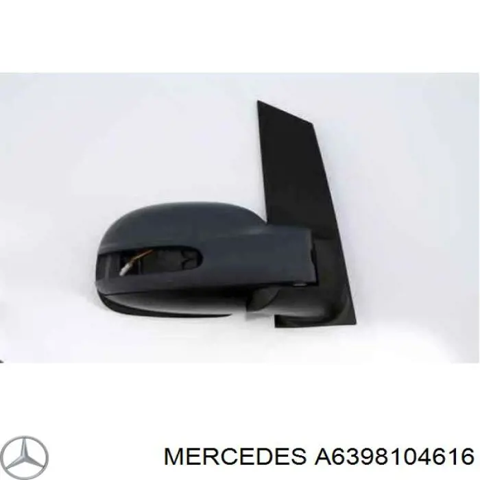 A6398104616 Mercedes Праве дзеркало заднього виду