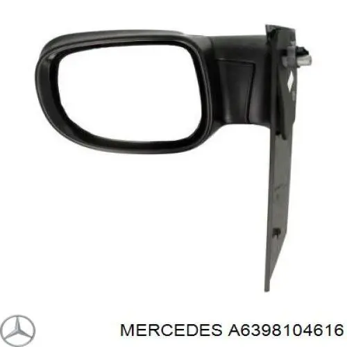 Праве бічне дзеркало Mercedes A6398104616 ціна, від 105.10 USD