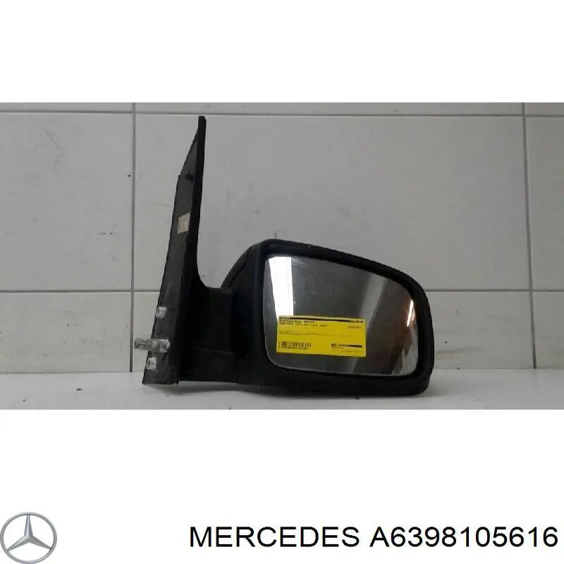Праве бічне дзеркало Mercedes A6398105616 ціна, від 101.33 USD