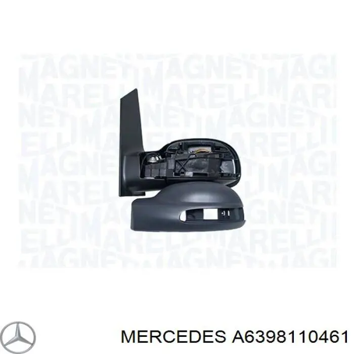 Ліве бічне дзеркало Mercedes A6398100219 ціна, від 41.19 USD