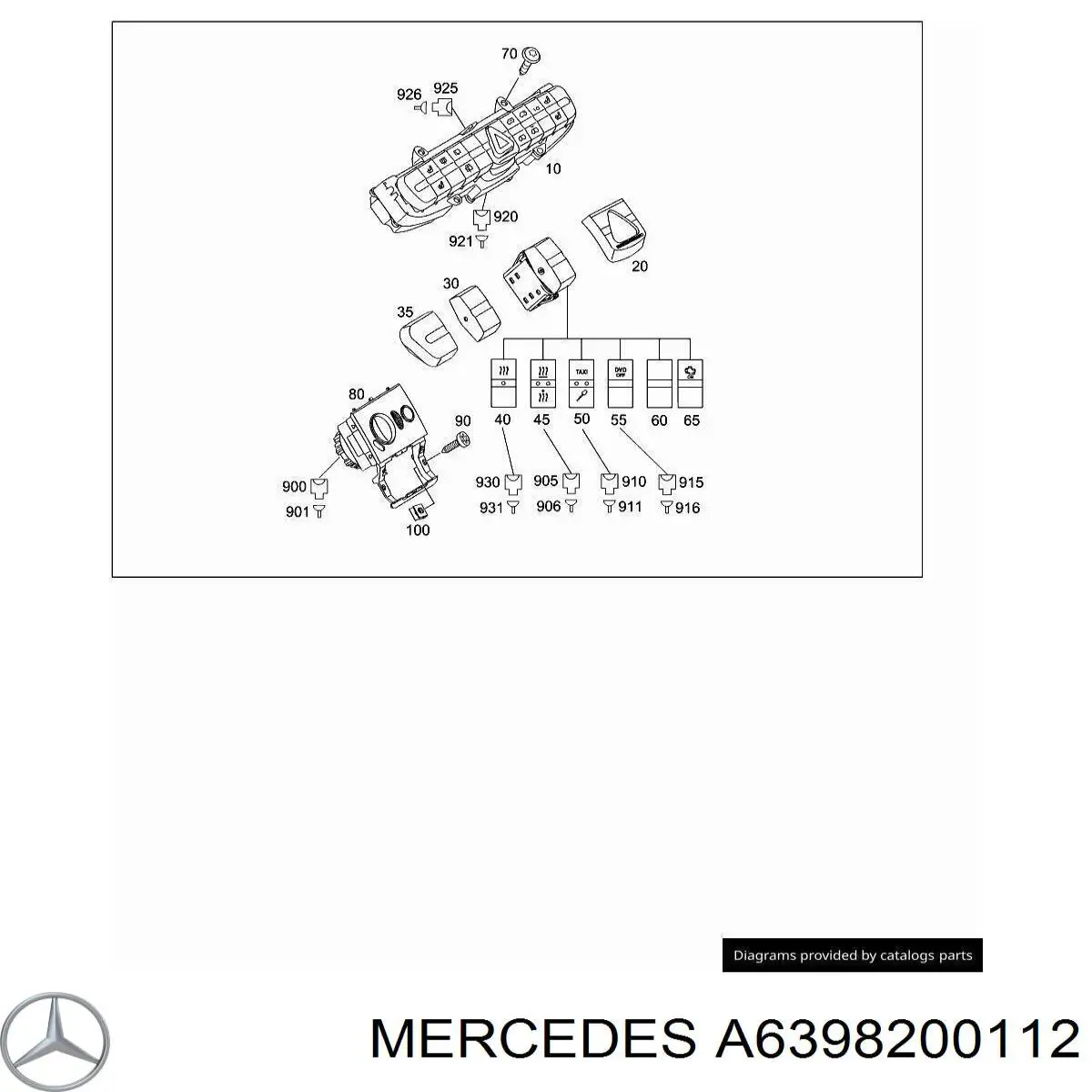  Mercedes A6398200112 ціна, від 4.78 USD