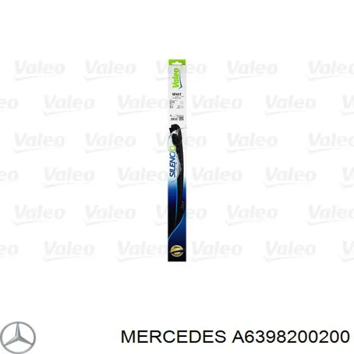 A6398200200 Mercedes Склоочисники лобового скла