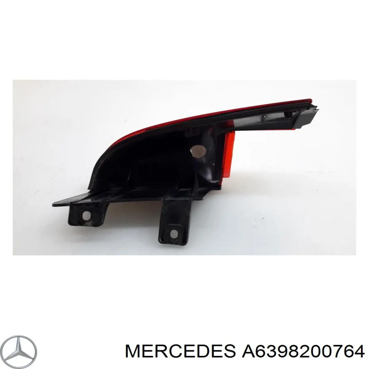 A6398200764 Mercedes Ліхтар задній лівий, верхній