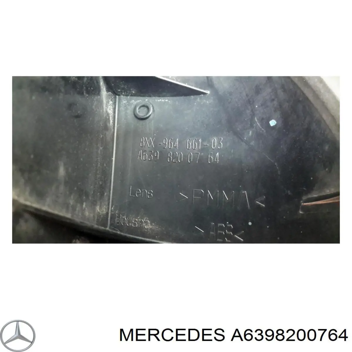 Ліхтар задній лівий, верхній Mercedes A6398200764 ціна, від 11.02 USD