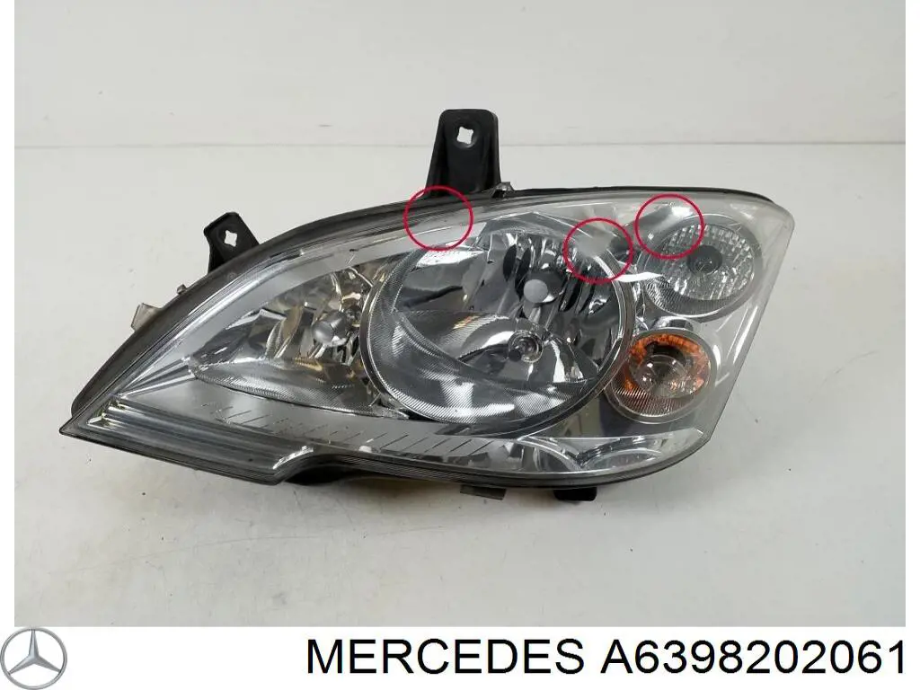 Фари Mercedes A6398202061 ціна, від 190.04 USD