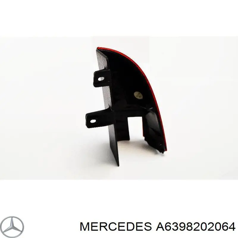 A6398202064 Mercedes Ліхтар задній лівий, верхній