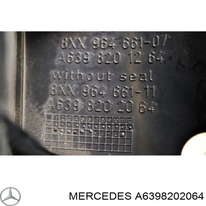Купити A6398202064 Mercedes Ліхтар задній лівий, верхній