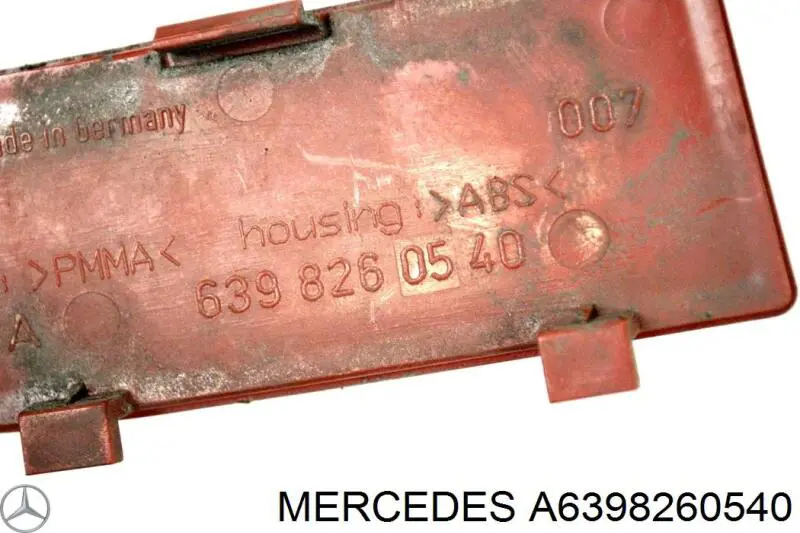 Правий катафот бампера Mercedes A6398260540 ціна, від 5.61 USD