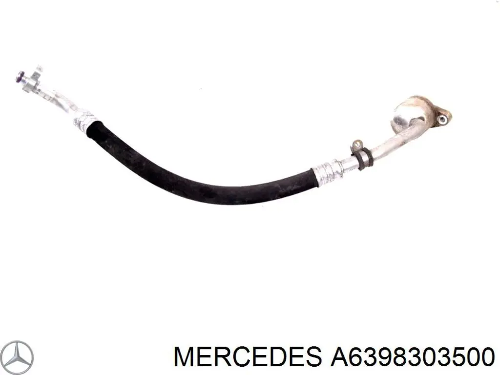 A6398303500 Mercedes Шланг кондиціонера, від випарника до компресора
