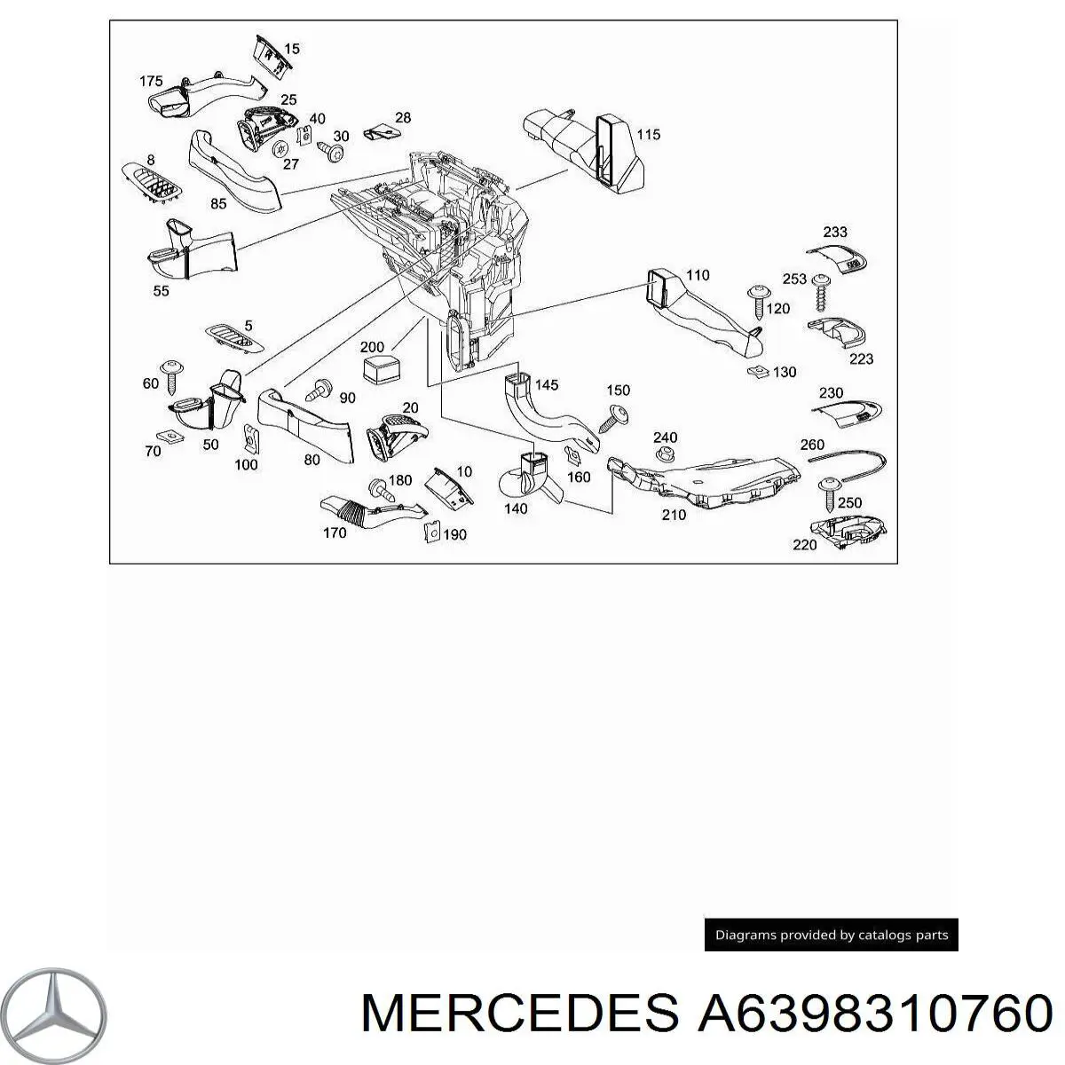 A6398310760 Mercedes 