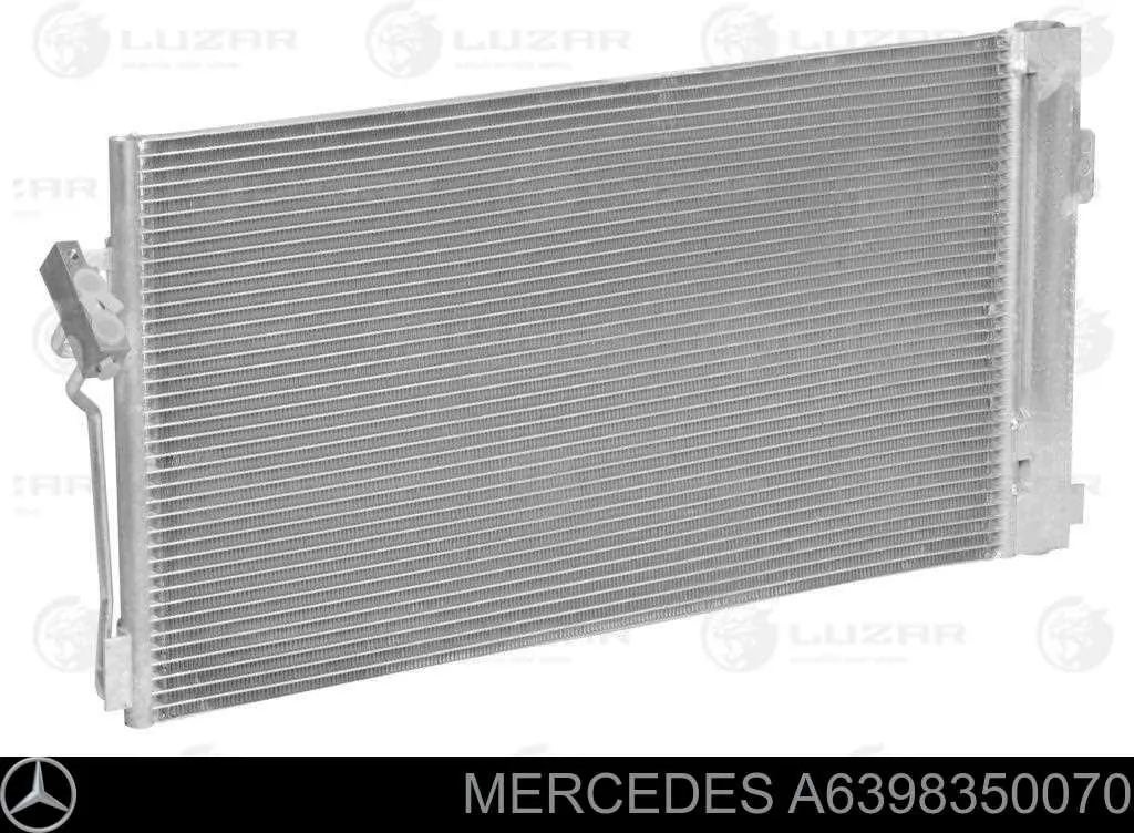 Конденсатор кондиціонера Mercedes A6398350070 ціна, від 79.51 USD