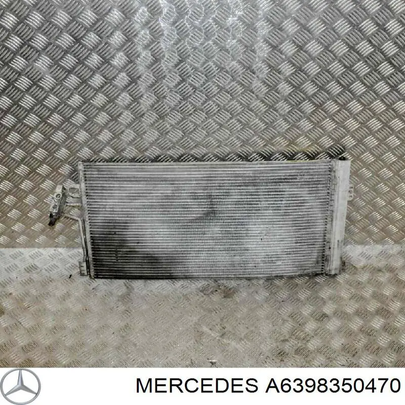A6398350470 Mercedes радіатор кондиціонера