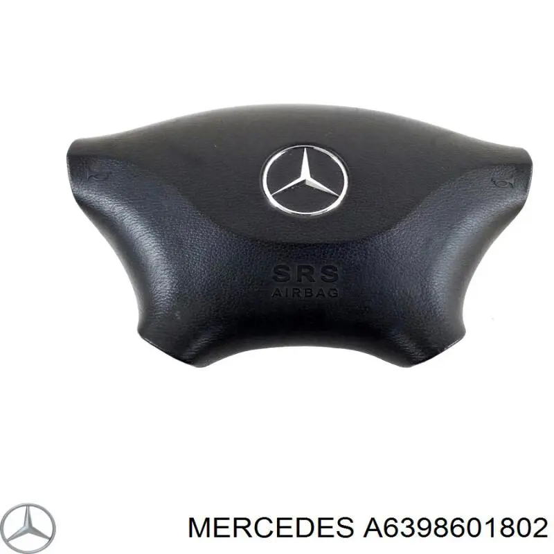 Подушка безпеки, водійська, AIRBAG A6398601802 Mercedes